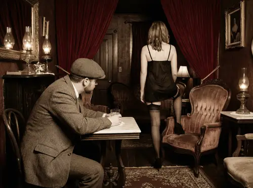 Alvin and Brittany: A Glamorous Bordello Scene