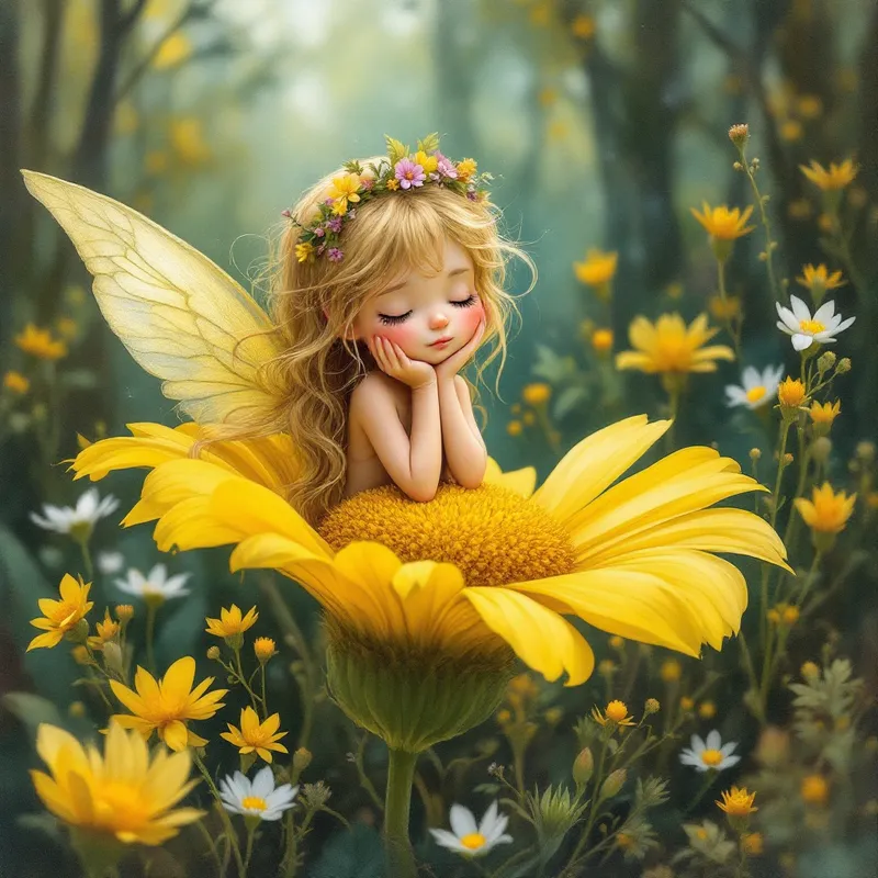 Fairy Lili: Whimsical Nursery Art
