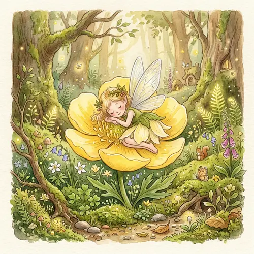 Fairy Lili: Whimsical Nursery Art