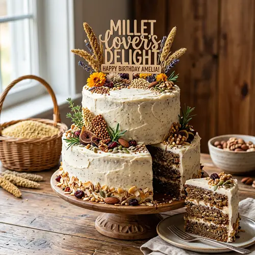 Millet Lover's Dream Cake Design