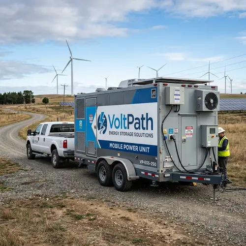 VoltPath Energy Storage System on Trailer