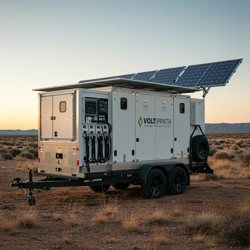 VoltPath Energy Storage System on Trailer