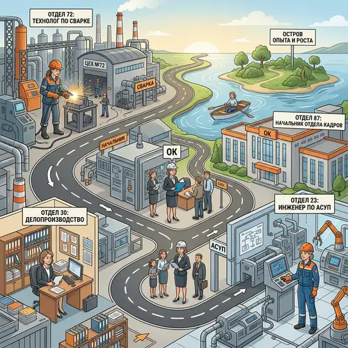 Career Journey of a Woman: A Visual Story