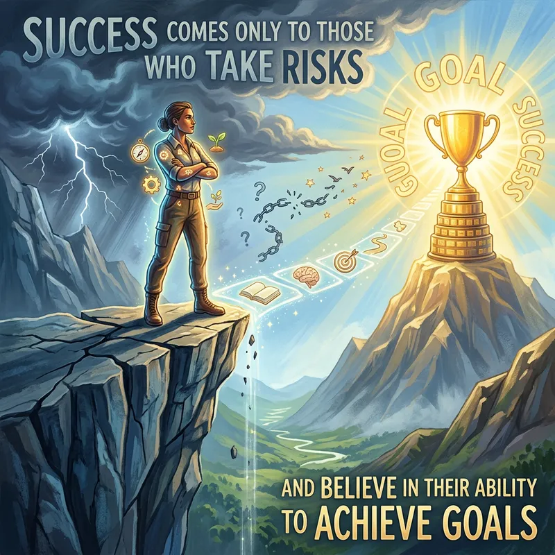 Success Through Taking Risks and Belief in Achieving Goals