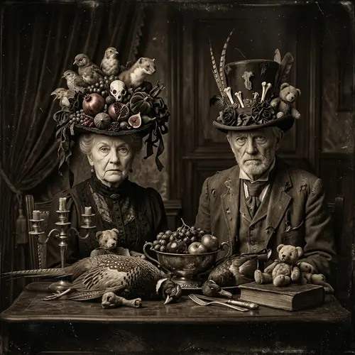 Fantasmagoric Art of Perverse Elderly Couple