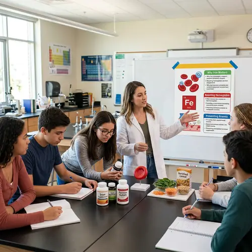 Teenage Knowledge Boost: Iron Supplements for Better Blood Health