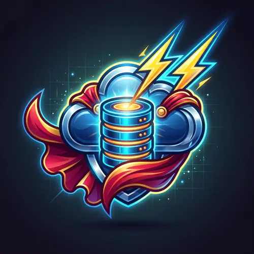 Super Storage Icon - Vibrant & Cool Design for Modern Tech