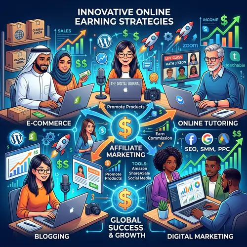 Efficient Online Earning Strategies with E-Commerce, Blogging & More