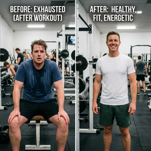 Transform Your Fitness: A Diptych Journey