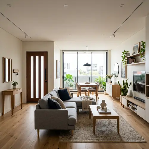 Modern Living Room Design: 4m x 6m Dimensions