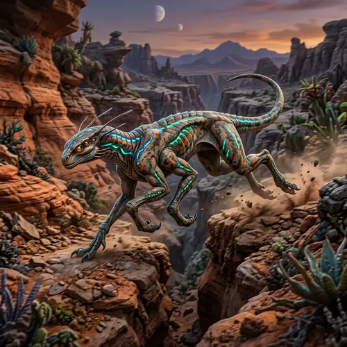 Futuristic Alien Offroad Animal Design: Imagination Unleashed