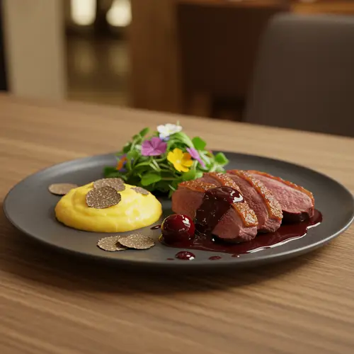 Realistic Gourmet Meal - Delicacies You Can Taste