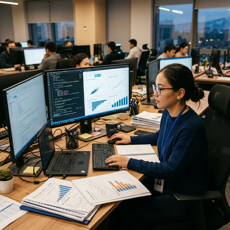 Data Analyst Kazakh Girl: Mastering Data Analysis