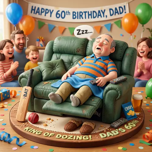 Funny Recliner Sofa Birthday Cake Ideas