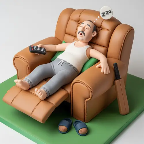 Funny Recliner Sofa Birthday Cake Ideas