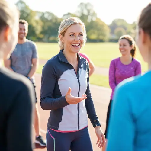Athletic Blonde with Voluminous Chest | Energizing Persona