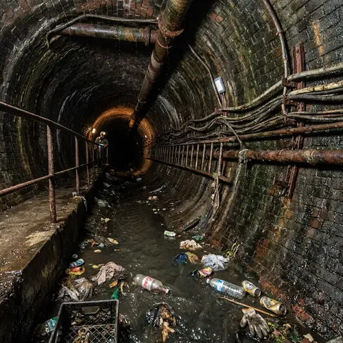 Inside a Sewer: Objects and Structure