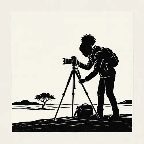 Diverse Gender and Race Photographer Capturing Perfect Shot