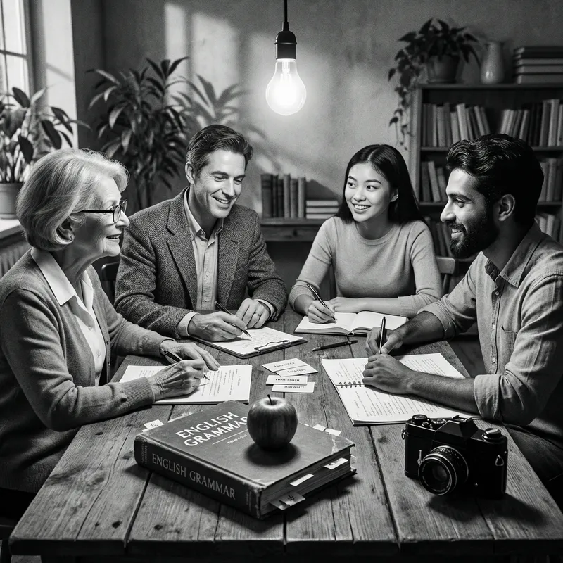 Creative English Teaching with Photography and Grammar Illustrations