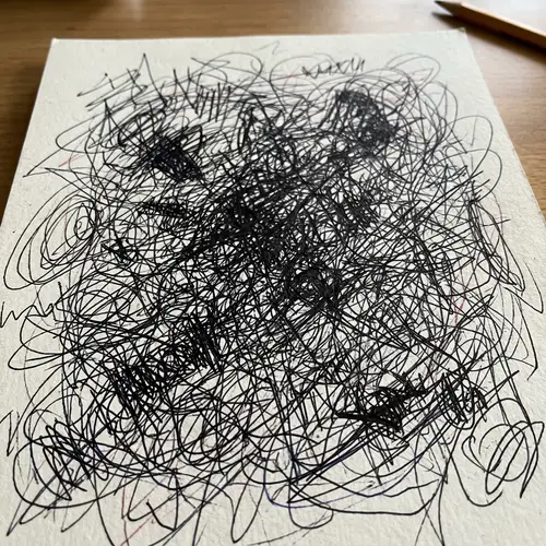 Incomprehensible Scribble Art - Abstract Doodle Design