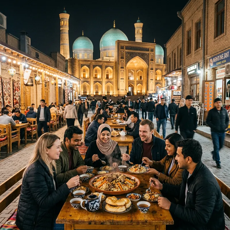 Tashkent Nightlife: Hazrati Imam Mosque, Traditional Mahalla & Plov