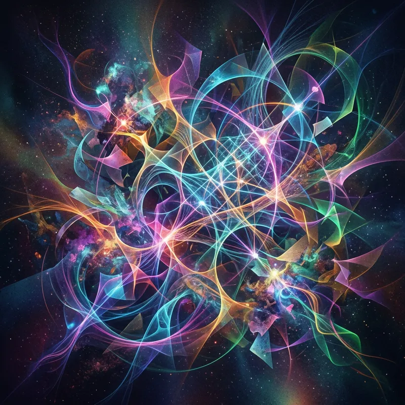 Abstract Illustration in German Expressionism Style