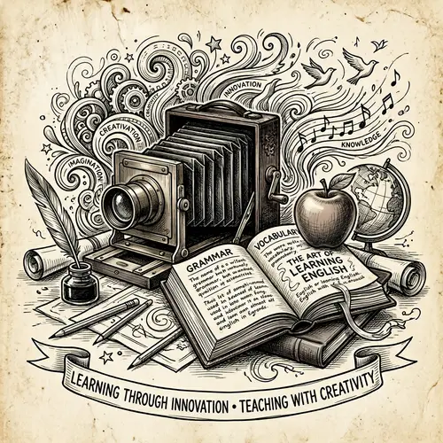 Innovative Educational Scene - Learn English with Creativity