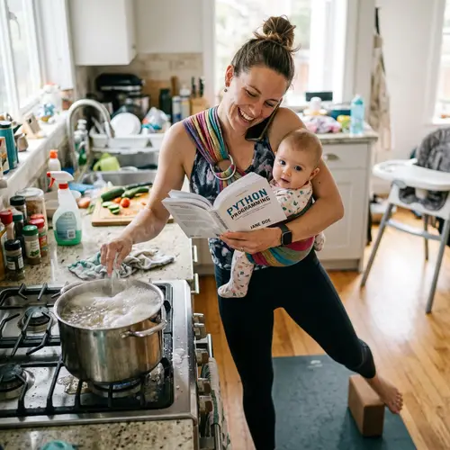 Juggling Parenthood: Learning, Cooking & Fitness
