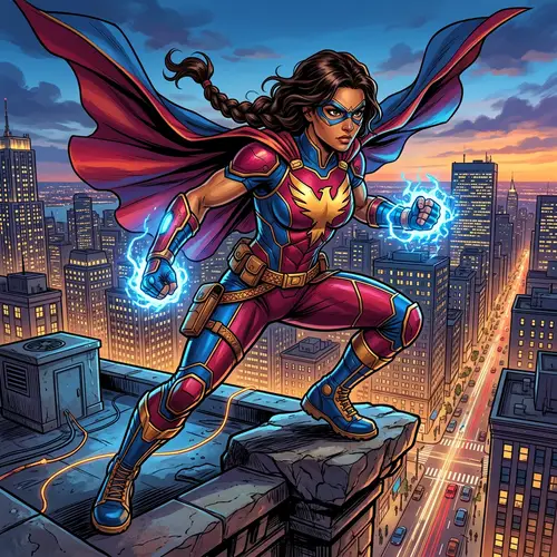 Hispanic Superhero Woman: Powerful Costume & Abilities
