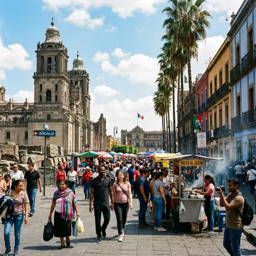 Historic Center of Mexico City: Documented in Colorful Detail