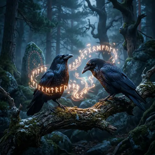 Huginn and Muninn: Nordic Wisdom Revealed