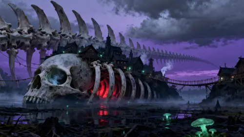 Twilight Swamp: The Colossal Fossil City