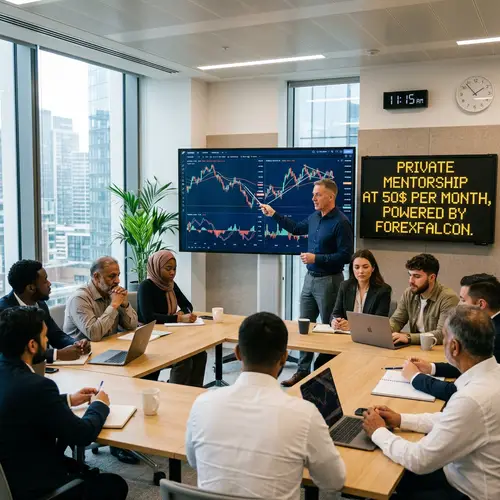 Diverse Trading Lesson in Modern Office | Forex Mentorship