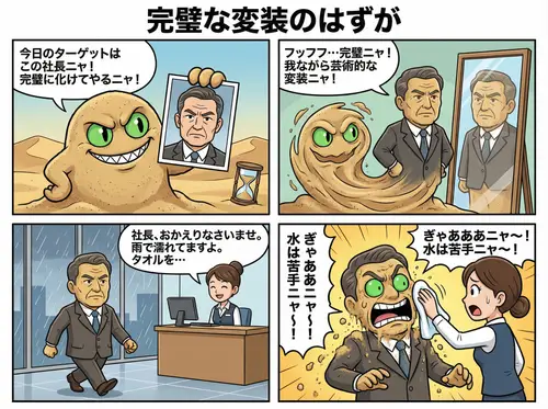 Perfect Disguise Gone Wrong: A 4-Panel Comic