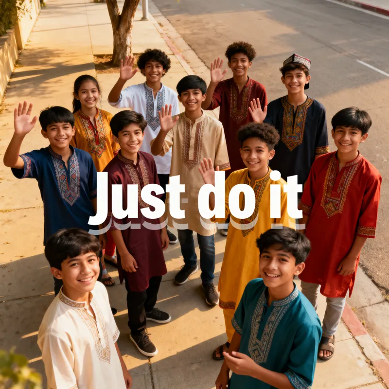 Cultural Unity: 14-Year-Olds Say 'Just Do It'