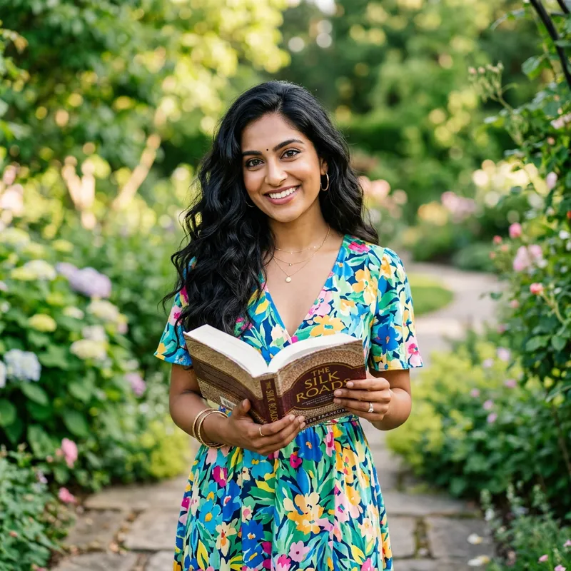 Pretty Girl | Vibrant Summer Dress | South Asian Woman