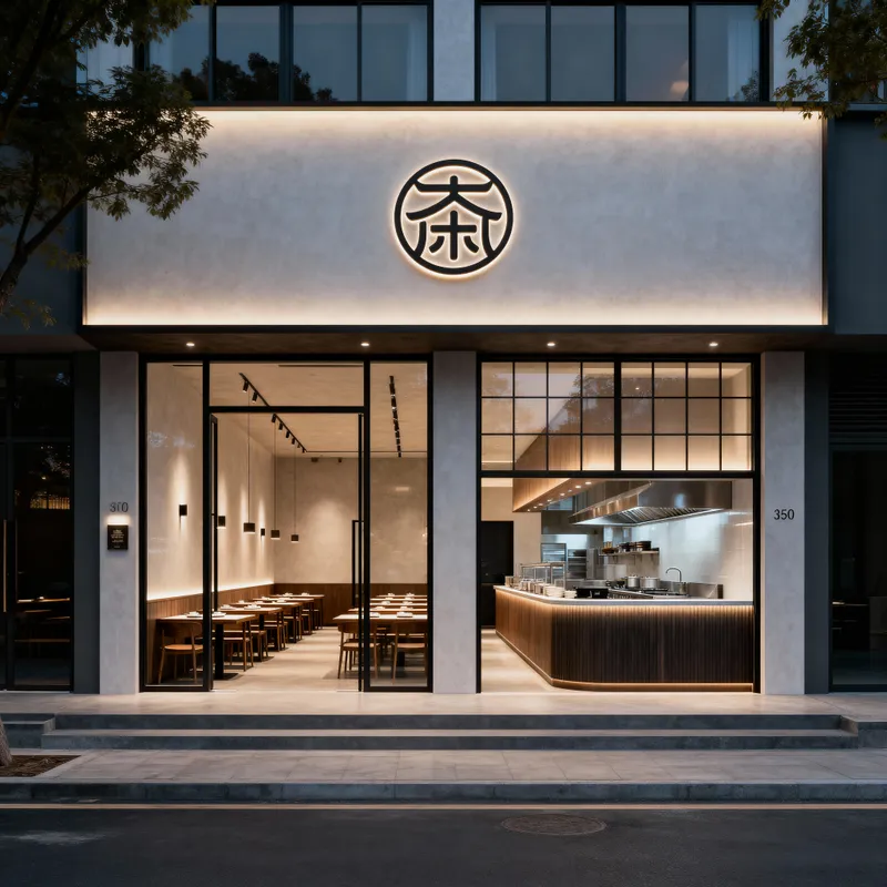 450 sqm Restaurant Architectural Design