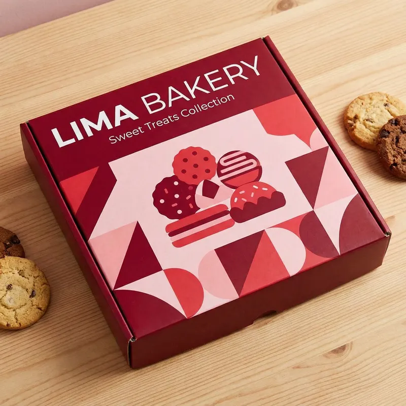 Lima Bakery's Elegant Food Packaging Design