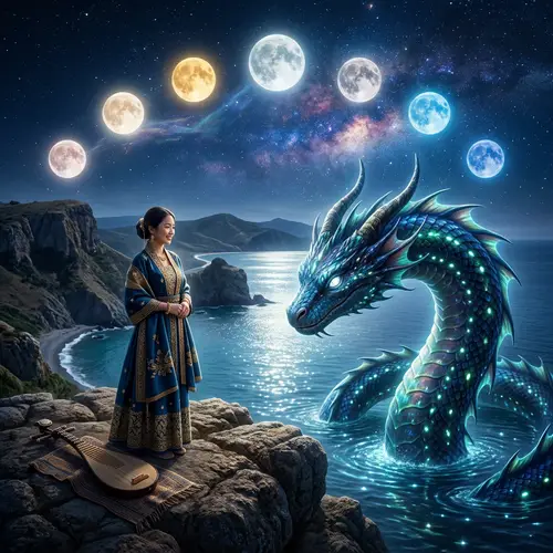 Bakunawa Serpent Bows to Liway under Seven Moons