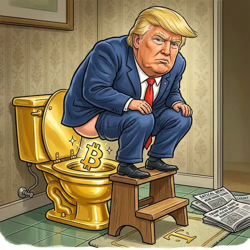 Trump Bitcoin Caricature: Humor and Satire