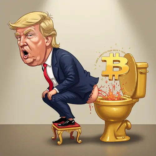 Trump Bitcoin Caricature: Humor and Satire