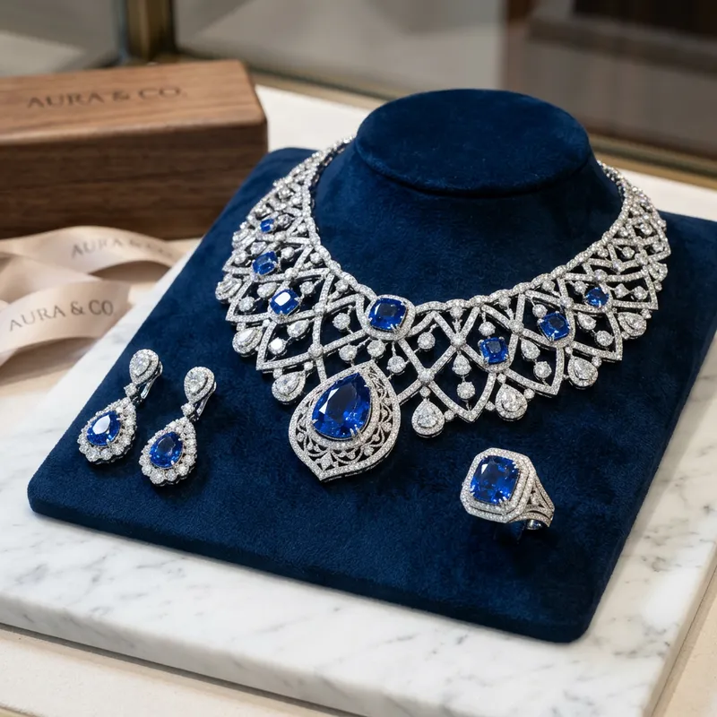 Exquisite Jewelry Design with Precious Gemstones