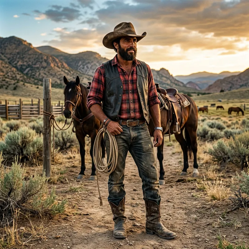 Arab Cowboy: Exuding Rugged Charm of the Wild West