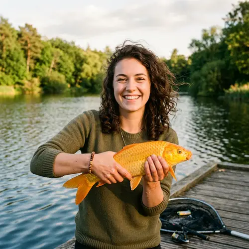 My Photo with a Golden Fish