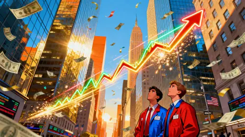 Wall Street Traders Amid Rising Stock Mania