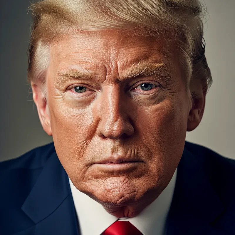 Ultra-Realistic Portrait of President Trump