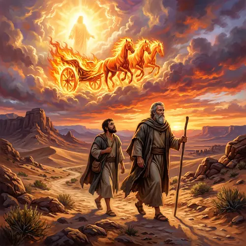 Elijah and Elisha's Journey: A Divine Encounter