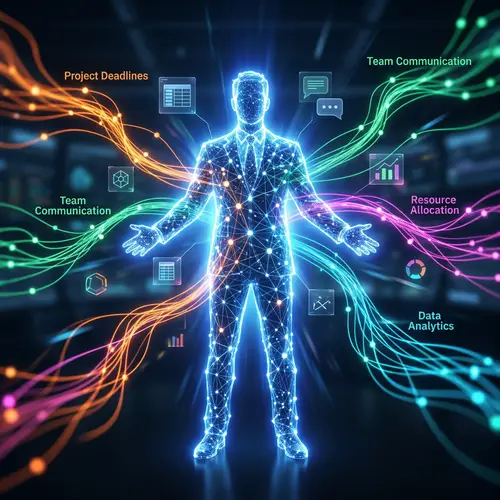 Futuristic Manager | Abstract Representation