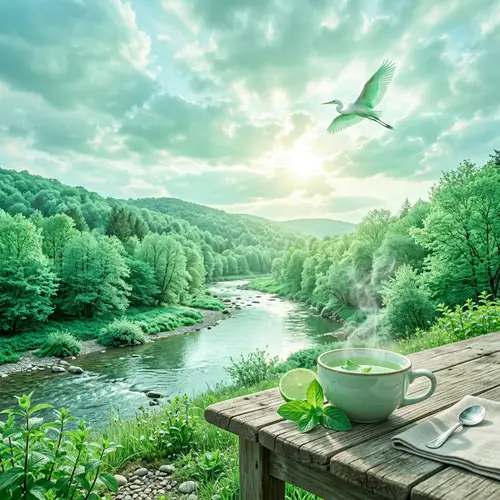 Cool Mint: Refreshing Serenity in Nature