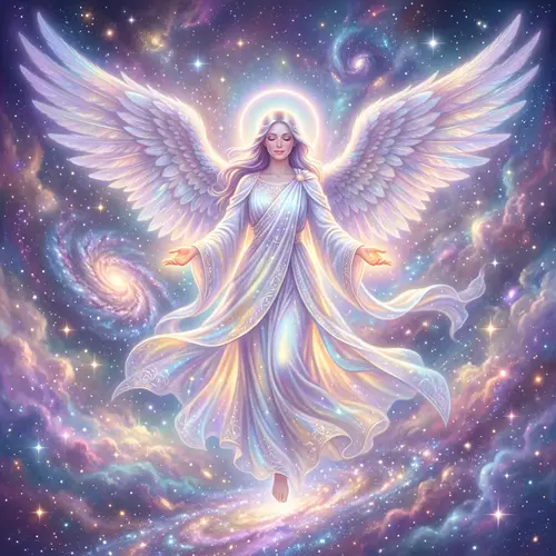 Celestial Figure of Grace and Peace | Ethereal Serenity